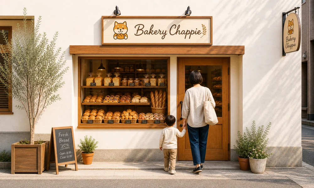 Bakery Chappieの店舗外観
